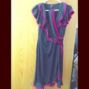 Black Flirty Evening Dress